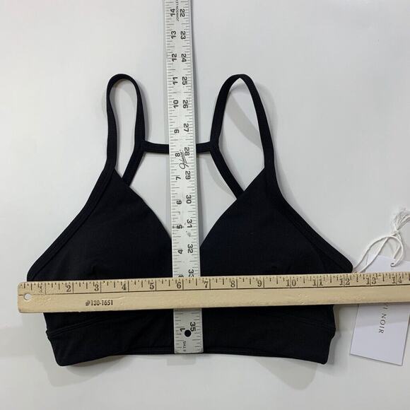 Tavi Noir Studio Sports Bra Women XS Extra Small Ebony Padded Low Impact Support - Picture 7 of 14